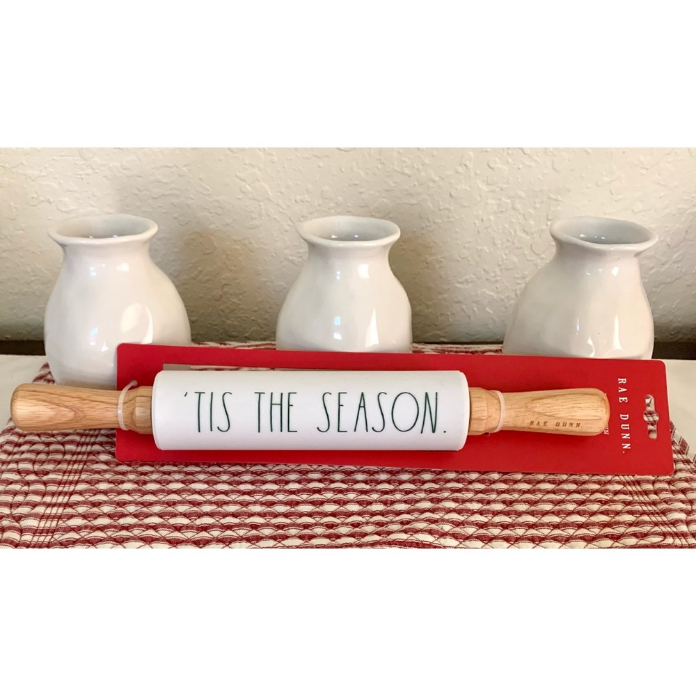 Rae Dunn TisThe Season Rolling Pin